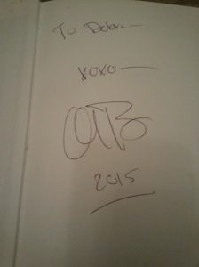 Melissa Rivers signature  in The Book of Joan